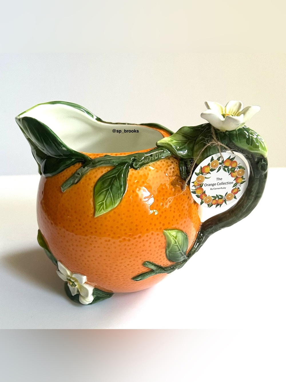 🎁3D Orange Motif Pitcher - The Orange Collection by CornerRuby